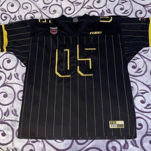 XL FUBU Jersey Black & Yellow 05